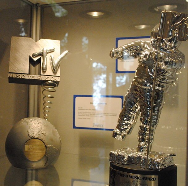 The iconic "Moonman" (now "Moon Person") statue VMA winners receive