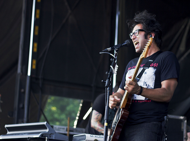 Motion City Soundtrack on Warped Tour - 7/9/13 in Virginia Beach, VA - by Chloe Muro